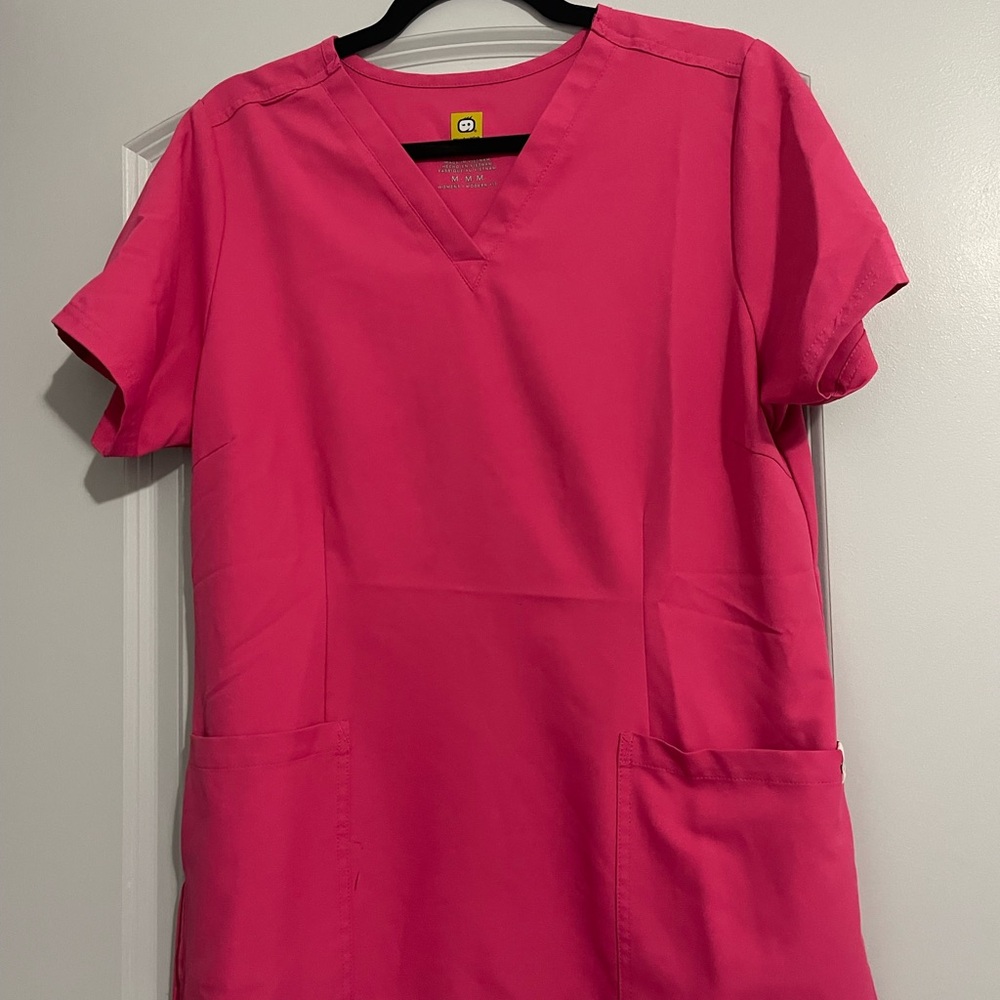 Pink Women's Scrub Top